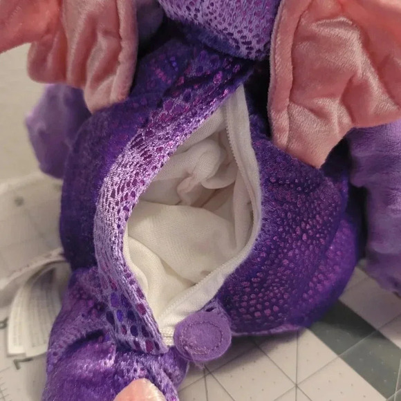Scentsy Buddy Snap The Dragon Purple & Pink Stuffed Animal Plush Rerd. Scent Pak - Picture 6 of 16